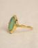 KK - Ring Hadza size 50 nefrite 5x12mm oval g.pl