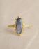 KK - Ring Hadza size 54 labradorite 5x12mm oval g.pl