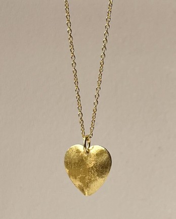 L - Collier Yanomami hammered heart g.pl