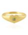 L - Ring emerald in heart shape size 56 g.pl