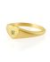 L - Ring emerald in heart shape size 56 g.pl