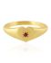 L - Ring ruby in heart shape size 56 g.pl