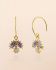 LL - Earring hanging Corvus amethyst 25x5mm marquise g.pl