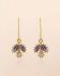 LL - Earring hanging Corvus amethyst 25x5mm marquise g.pl