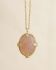 N - Collier Hadza peach moonstone 10x14mm oval g.pl