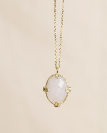 N - Collier Hadza white moonstone 10x14mm oval g.pl N - Collier Hadza white moonstone 10x14mm oval g.pl