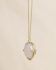 N - Collier Hadza white moonstone 10x14mm oval g.pl