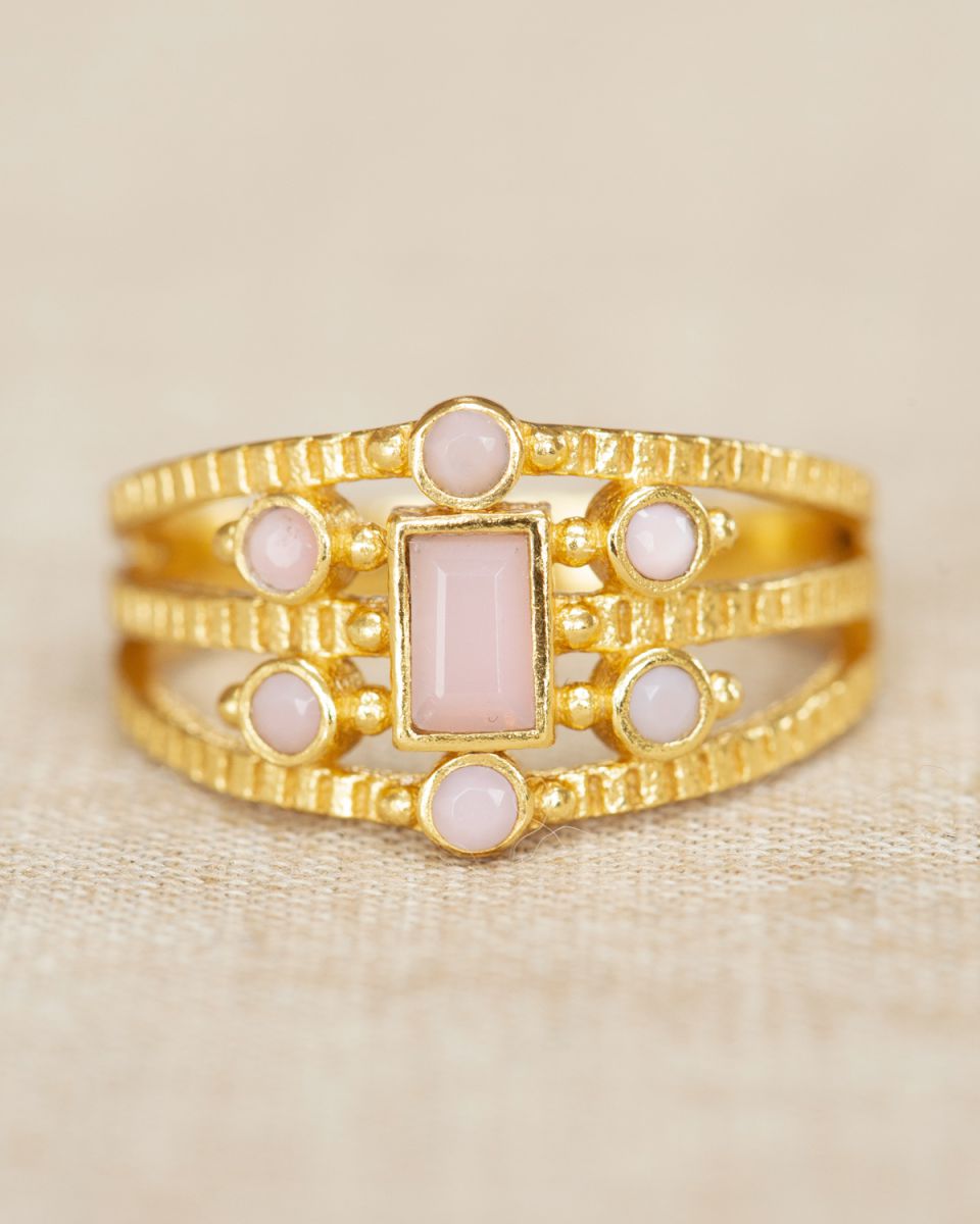 n ring moana size 52 pink opal gpl