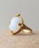 O - Ring Hadza size 56 white moonstone 10x14mm oval g.pl