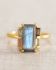 PP - Ring Kairi size 54 with 6x12mm labradorite g.pl