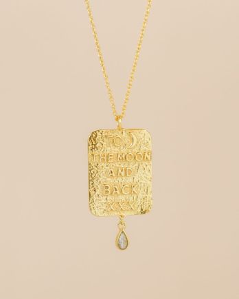 R - Collier Titania labradorite 2x4mm drop To The Moon g.pl