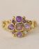 r ring size 50 blooming amethyst g pl