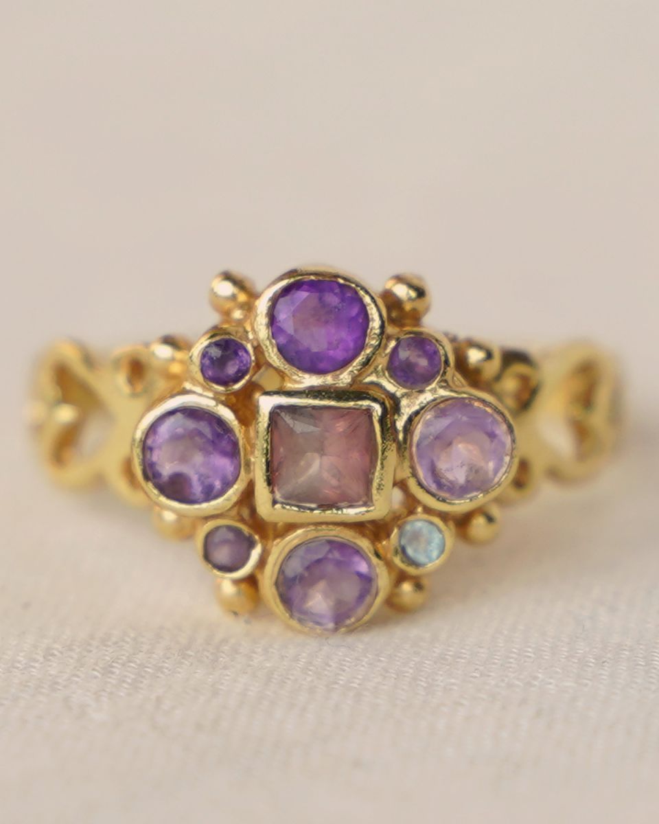 r ring size 52 blooming amethyst g pl