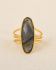 RR - Ring size 52 Beth with 8x24mm labradorite g.pl
